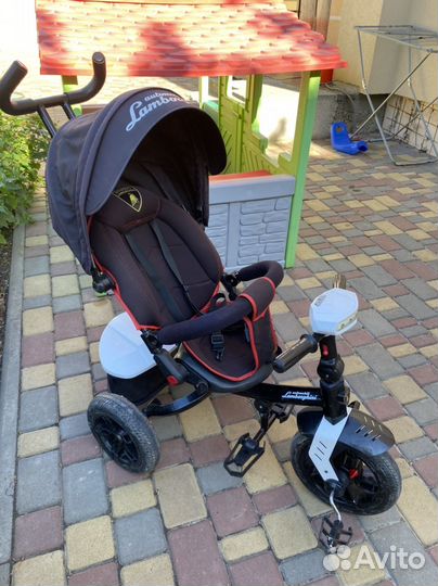 Велоcипед тpeхколесный lаmborghini