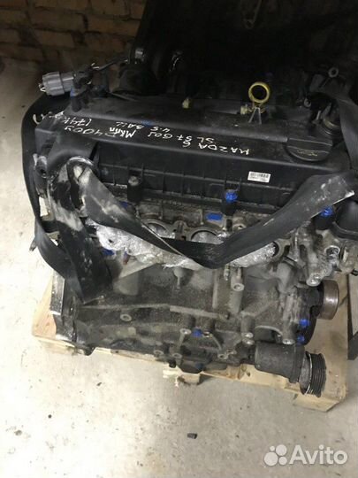 Двс Мазда 2.0 бензин 147 л.с LF-DE щуп в гбц