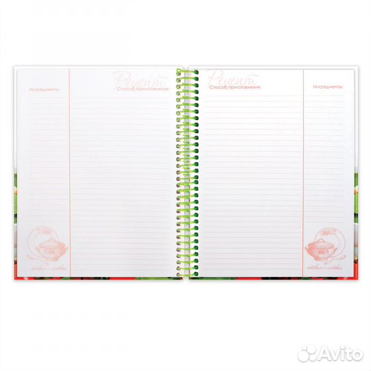 Книга для кулинарных рецептов А5 80 л hatber