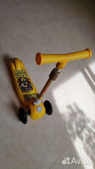 Самокат детский трехколесный бу