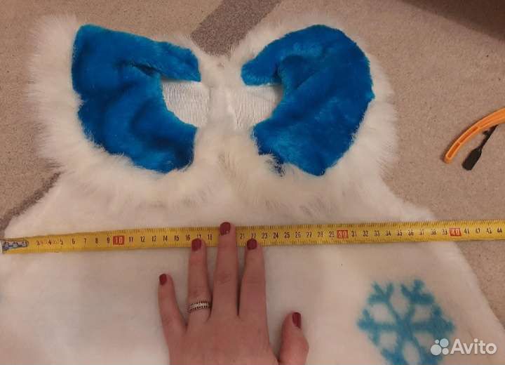 Новогодний костюм снежинка. 1 раз одевали