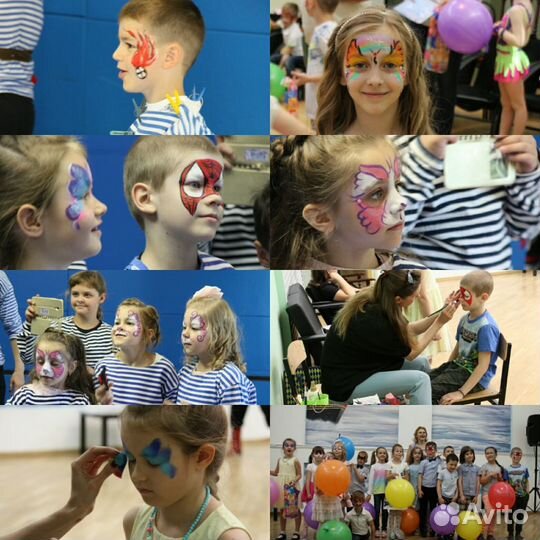 Аквагрим, день рождения, праздники