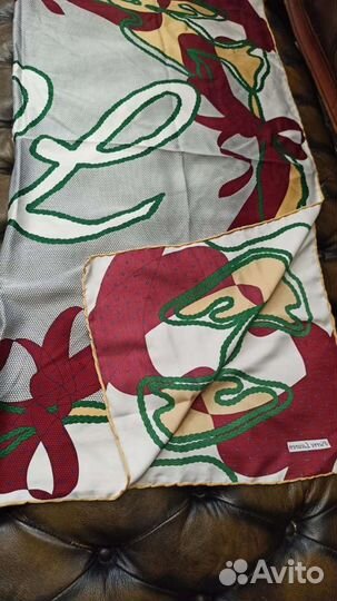 Шелковый платок 95cm италия pierre lauren