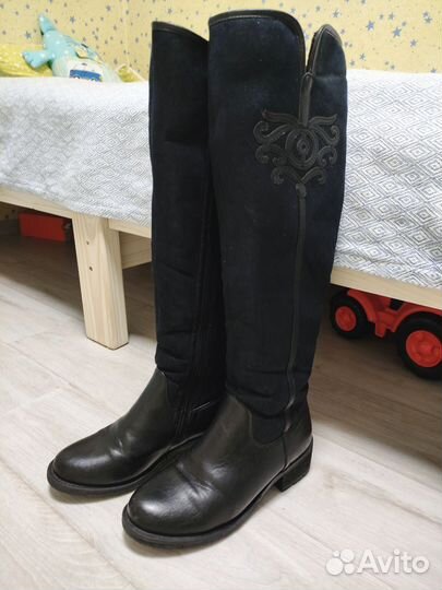 Сапоги зимние женские 39 Zenden ботфорты