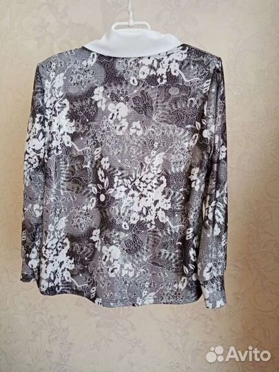 Блуза женская серебро р. 48