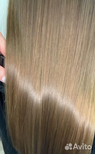 Кератиновое выпрямление волос