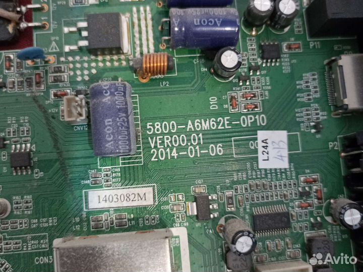 Материнская плата 5800-A6M62E-0P10 TF-LED 40S13