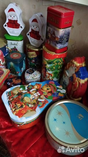 Банки для подарков металлические