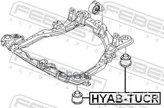 Сайлентблок подрамника hyundai tucson 2004-2010