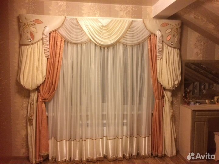 Пошив штор, занавесок, ламбрекенов