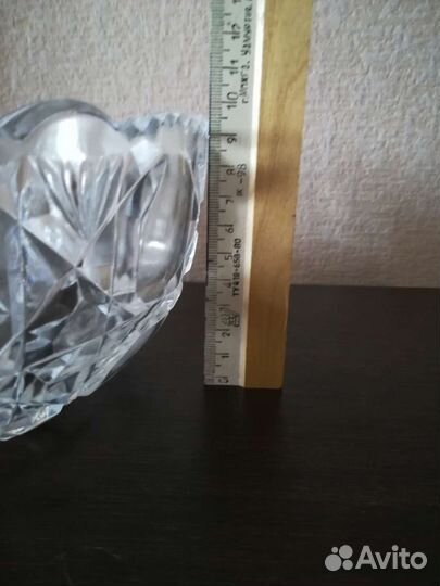 Хрустальная ваза для фруктов СССР