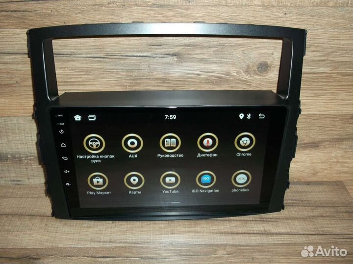 Магнитола Mitsubishi Pajero 4 Android GPS