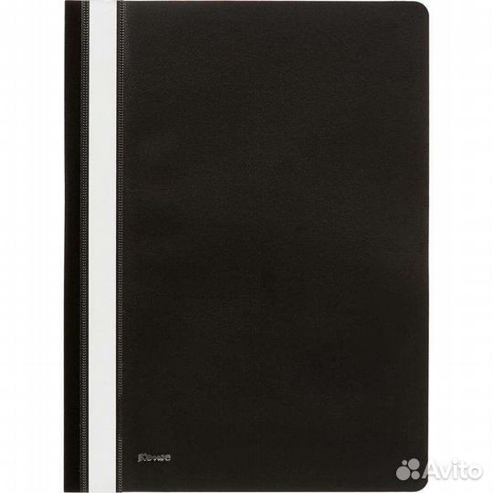 Скоросшиватель Комус А4 до 100 листов черный