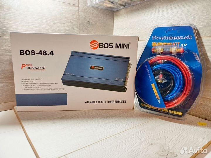 Новый Автомобильный усилитель звука Bos mini 4500w