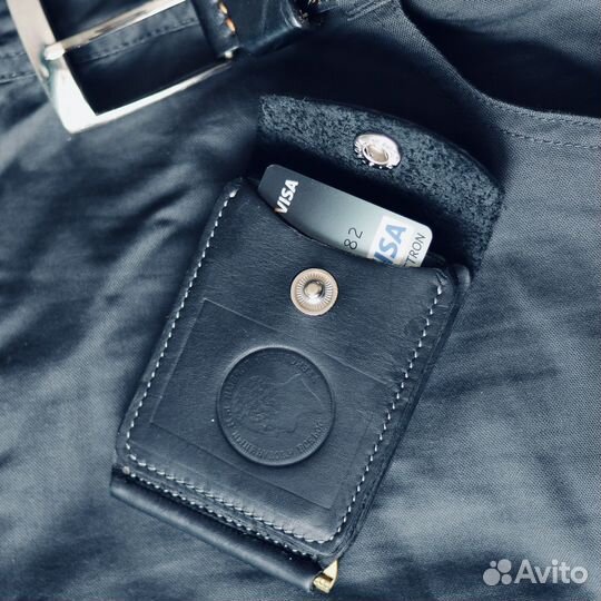 Кошелек зажим для купюр 3 отделения под карты