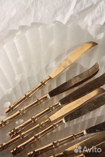 Столовые приборы винтаж бронза Таиланд