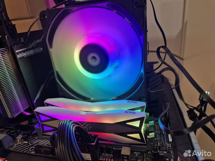 Ryzen 7 5800x комплект, память 2х16,кулер