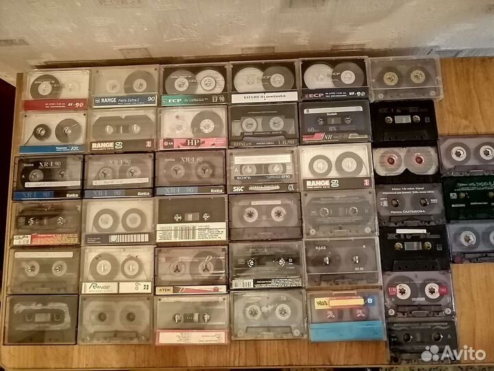 Аудиокассеты 40 штук