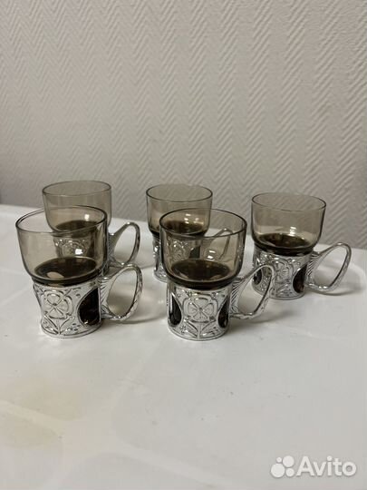 Рюмки с подстаканниками