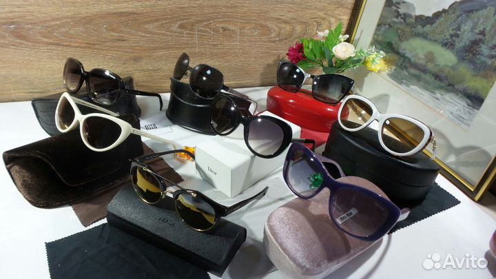 Солнцезащитные очки брендовые женские и мужские