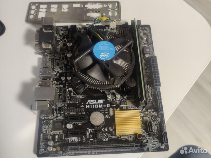 Комплект: процессор core i5 7500, мат.,плата озу