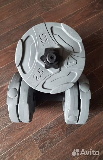 Гантели разборные torneo 10 кг. торг