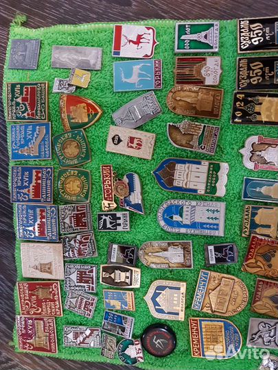 Значки ссср.Города,гербы