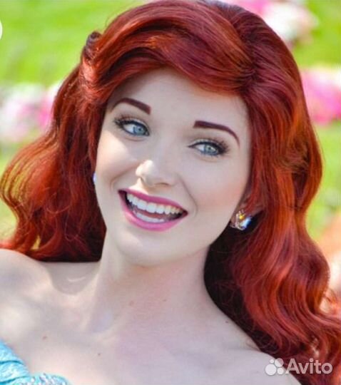 Качественный новый парик Русалочки для аниматора