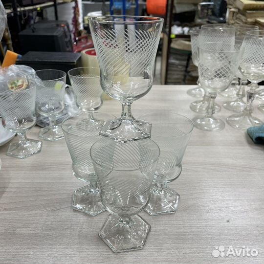 Фужеры 10 штук СССР для вина