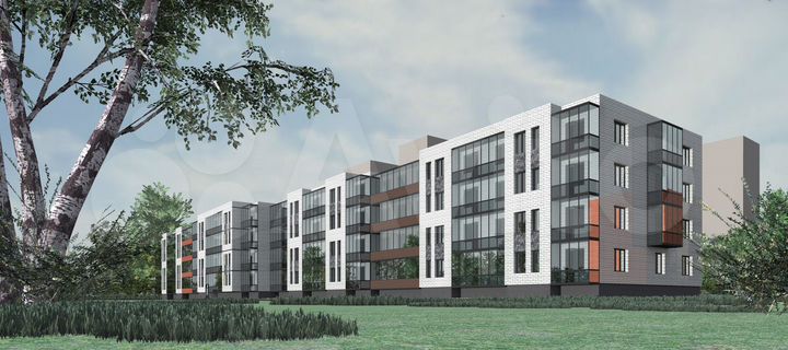 1-к. квартира, 41,7 м², 2/4 эт.