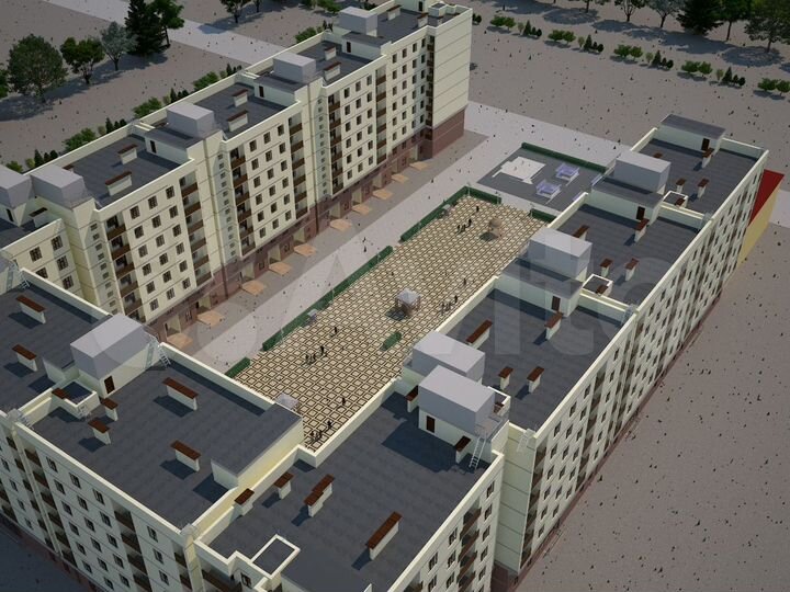 2-к. апартаменты, 76 м², 6/12 эт.