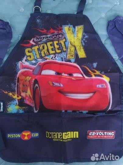 Фартук детский с нарукавниками Молния Маквин