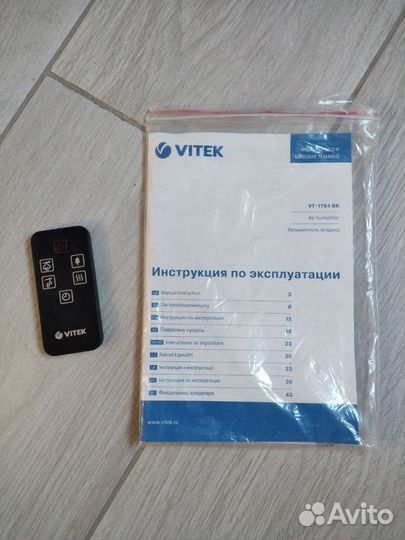 Увлажнитель-ионизатор Vitek 1764 вк