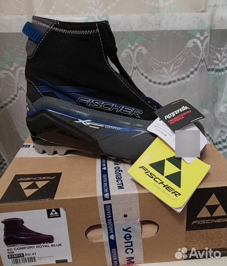 Новый ботинки Fischer 41,;31-37. Salomon Combi 43