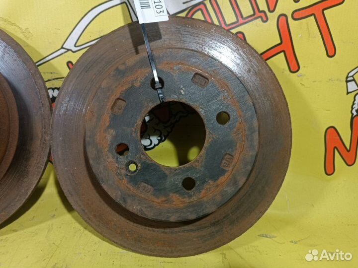 Диск тормозной задний Hyundai Solaris седан 1.6