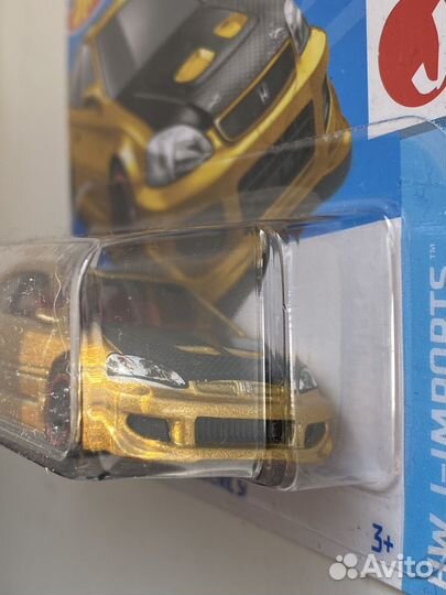 Honda civic Si золотой hot wheels