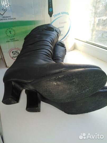 Сапоги женские зимние 39 на полную ногу