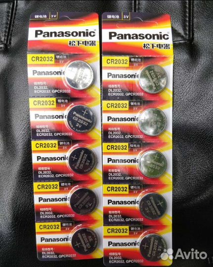 Новые батарейки CR2032 Panasonic/Sony