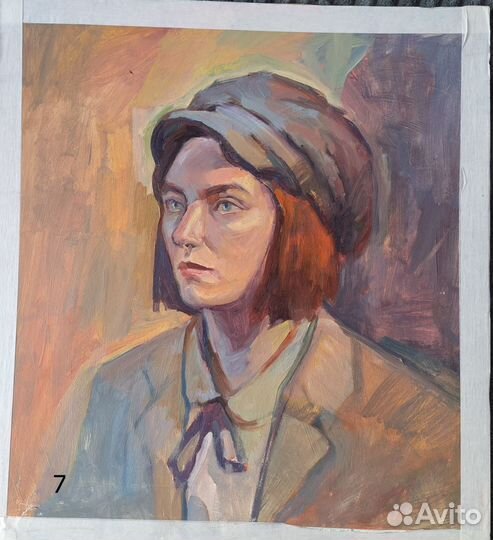 Учебные работы,этюды маслом