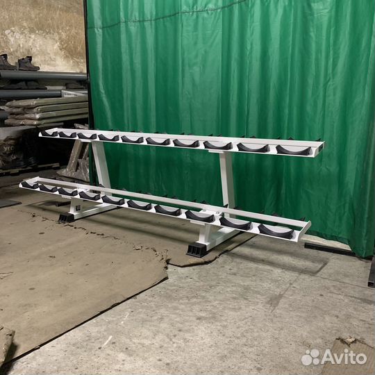 Подставка гантельная 2-х ярусная на 10 пар AV601/8