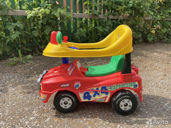 Машина-каталка красный джип Molto. Полесье