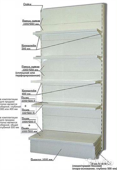 Металлический Стеллаж Водолей