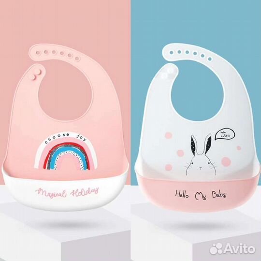 Силиконовый нагрудник