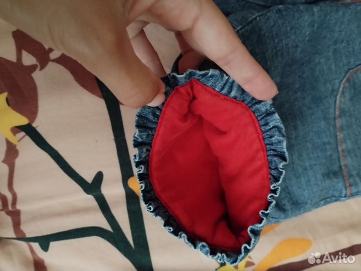 Джинсовый комбинезон 68