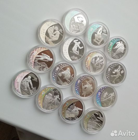 Олимпиада Ванкувер 2010 г набор серебро RAR