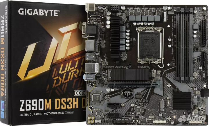 Материнская плата Gigabyte Z690m DS3H ddr4 rev 1.0