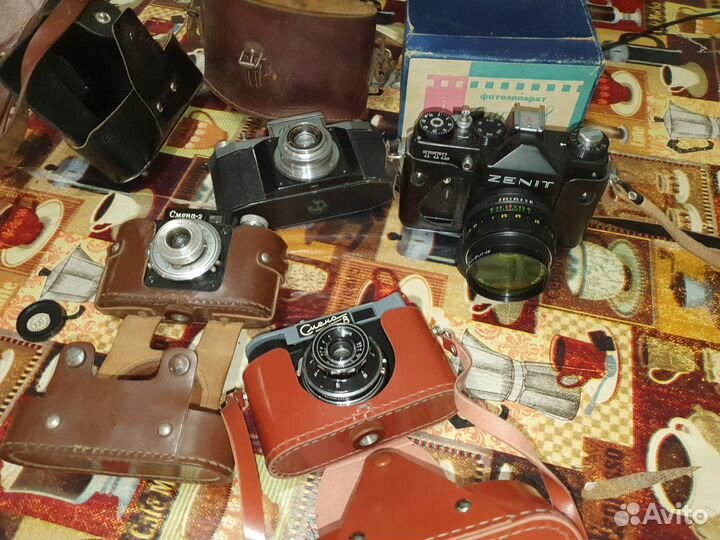 Фотоаппараты пленочные Смена 2 шт