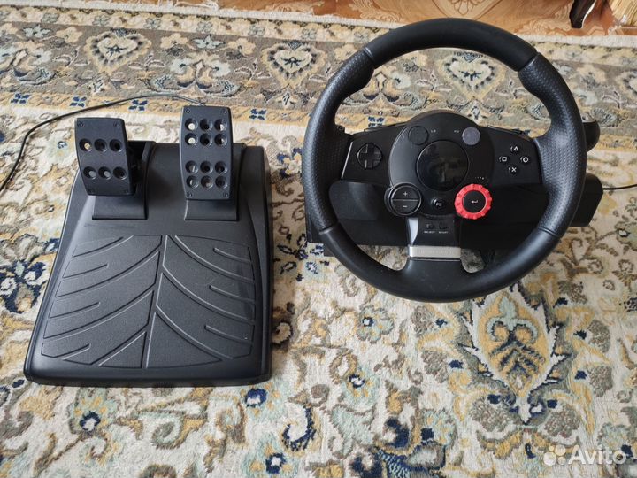 Игровой руль logitech driving force gt