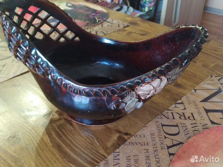 Ваза Гжель глиняная СССР