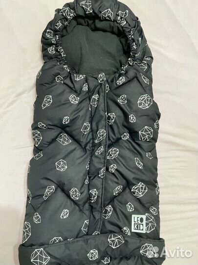 Зимний конверт в коляску leokid